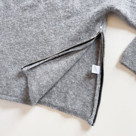 • Michelle Mason Alpaca Merino Wool Zip Sweater • - Picture 6 of 14
